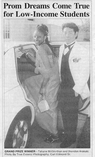 LA Sentinel 2005 article on Prom Dreams winners
